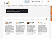 Tablet Screenshot of itccorp.com